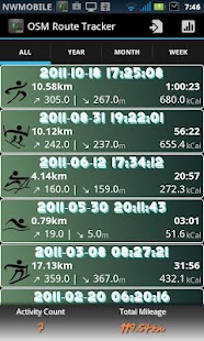 OSM Route Tracker Screenshots 1
