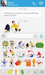 How to get GO SMS PRO SOCCER STICKER 1.1 unlimited apk for android