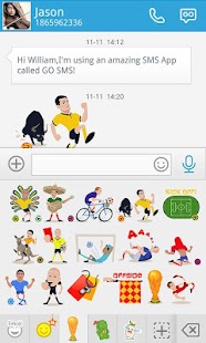 How to install GO SMS PRO SOCCER STICKER lastet apk for android