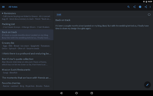 Simplenote - screenshot thumbnail