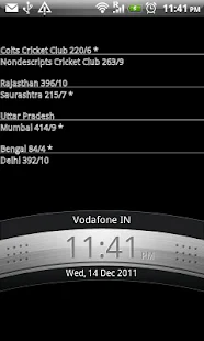 Cricket Score Live Wallpaper - screenshot thumbnail