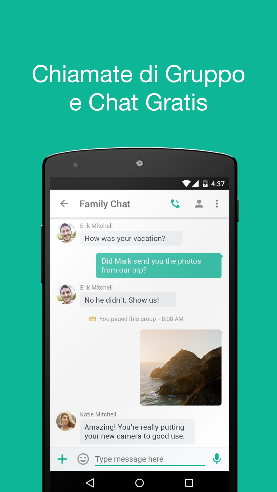 Android application Talkray - Free Calls &amp; Texts screenshort