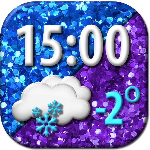 Glitter Weather Clock Widget 天氣 App LOGO-APP開箱王