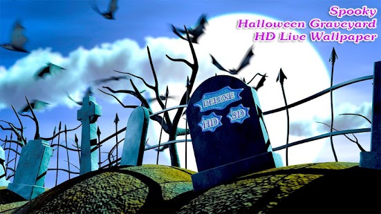 Spooky Halloween Graveyard 3D - náhled