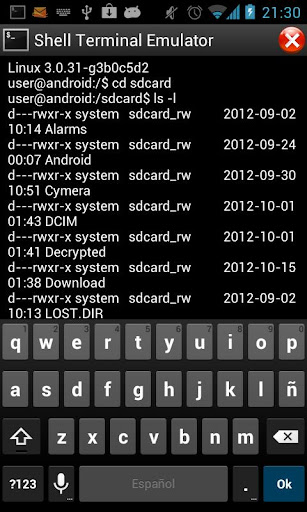 Shell Terminal Emulator