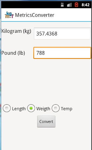 Metric Converter