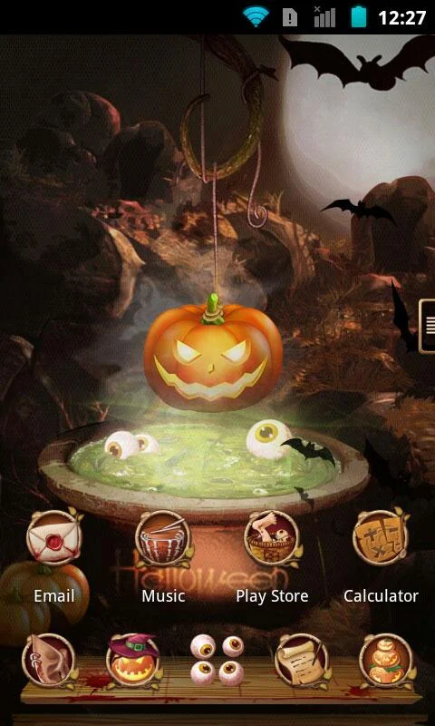 Лаунчер Next Launcher Theme Halloween на Андроид