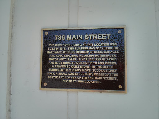 Eudora - 736 Main Street marker