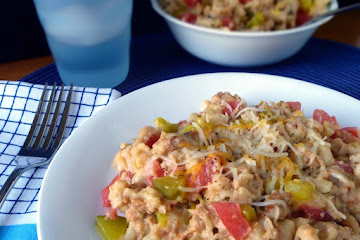 Crockpot Cheeseburger Casserole