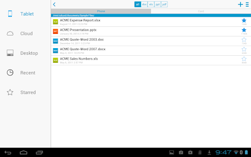 Docs To Go - Free Office Suite - screenshot thumbnail