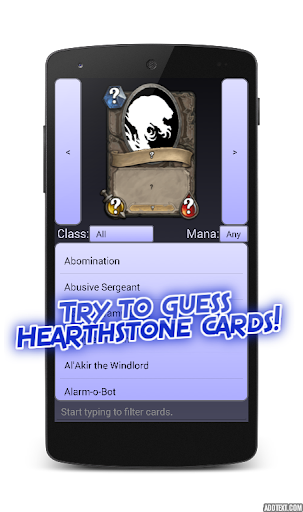 Quiz for Hearthstone