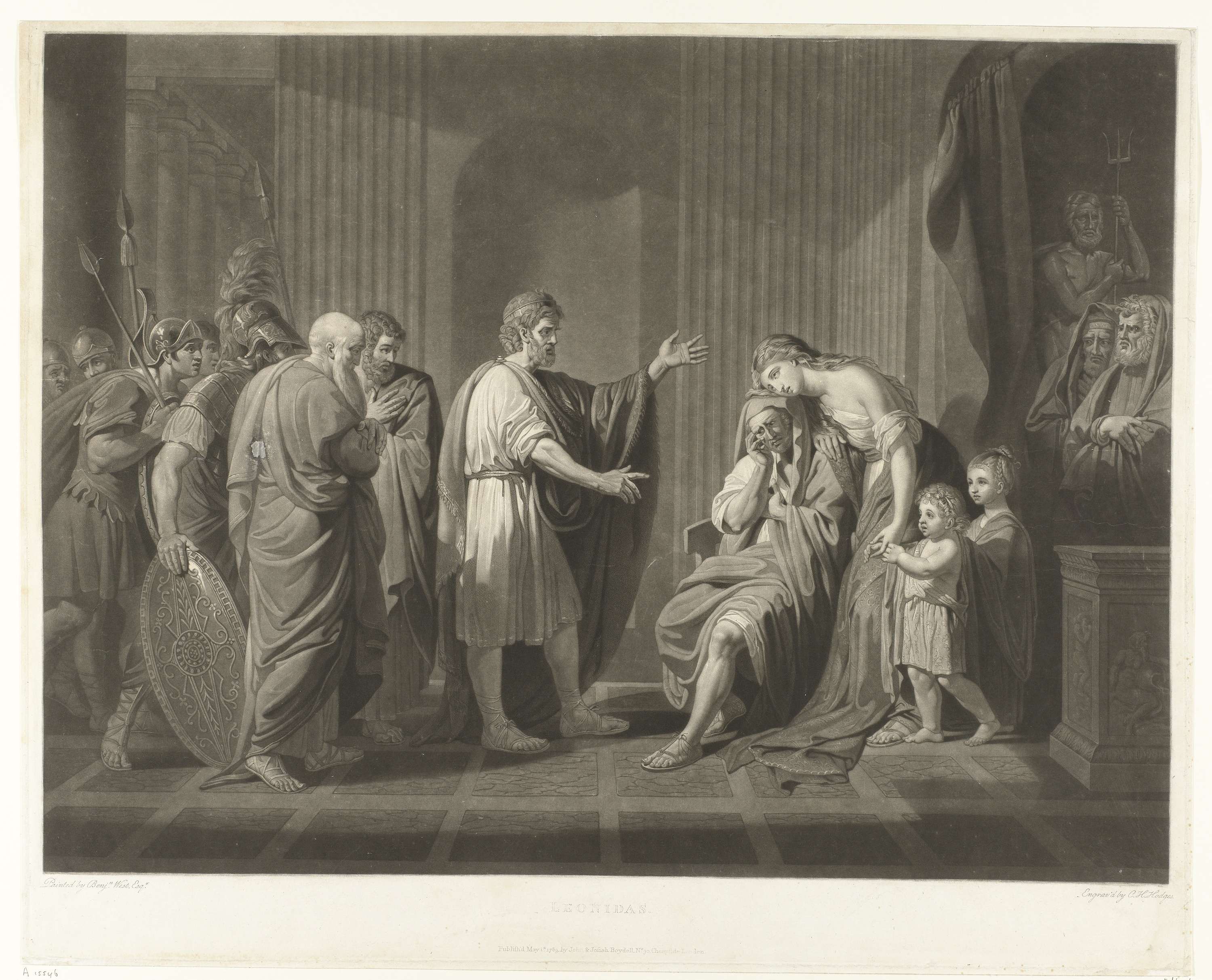 Verbanning van Cleombrutus door Leonidas II