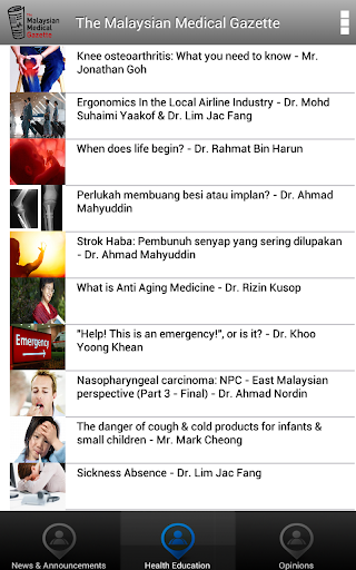 Malaysian Medical Gazette