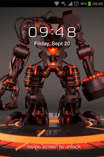 Robot 3D Live Wallpaper