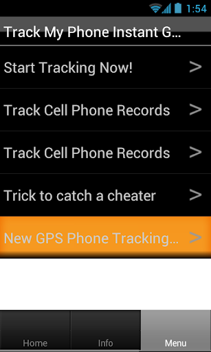 Track Phone Instant Guidebook