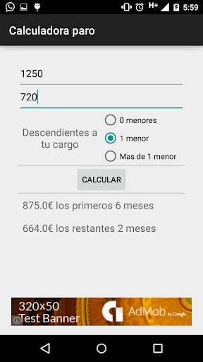 【免費財經App】Calculadora paro-APP點子