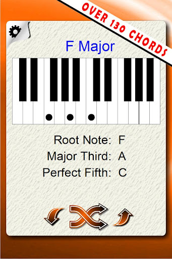 Piano Chords Flash Cards