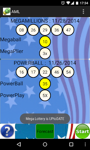 MegaMillions PowerBall scanner