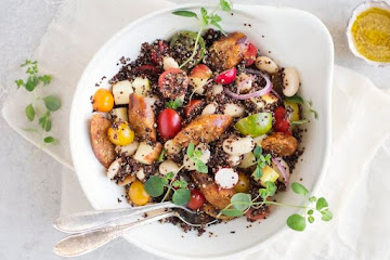 Quinoa and Vegetable Chorizo Salad