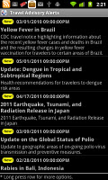 Captura de pantalla de Travel Advisory Alerts APK #1