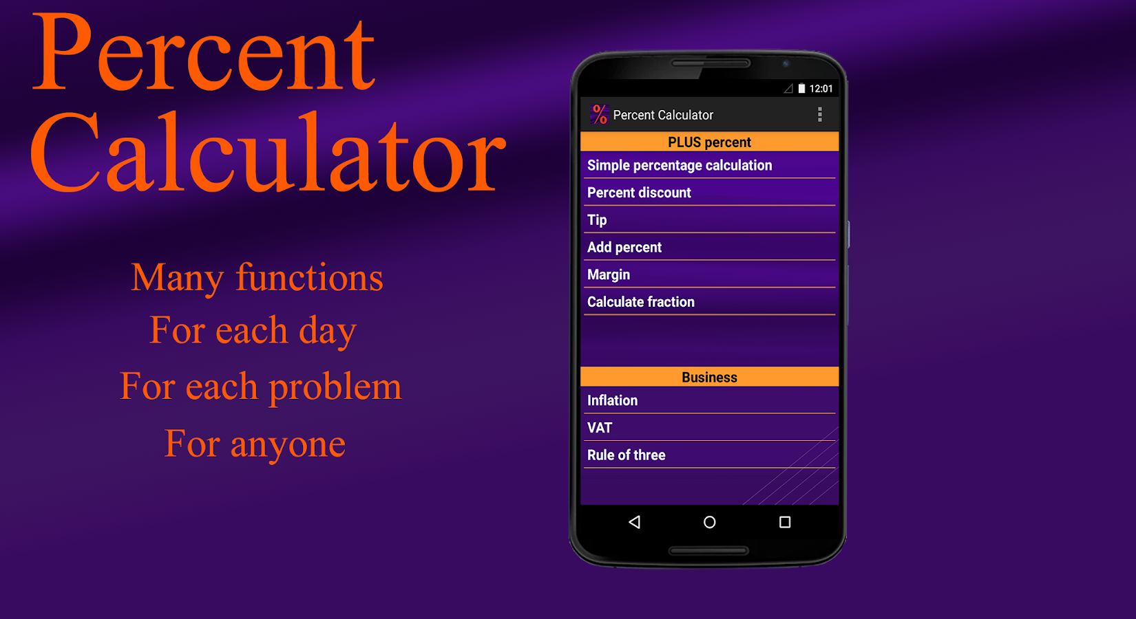 Percent Calculator Free Android Apps on Google Play