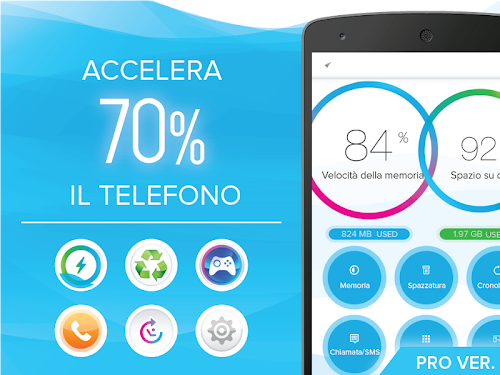 Screenshot dell'applicazione Android Booster - Speed Cleaner Pro