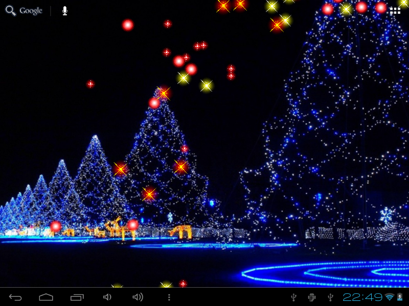 Merry Christmas Live Wallpaper - screenshot