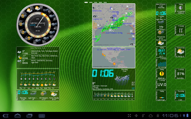 eWeather HD & terremotos - screenshot