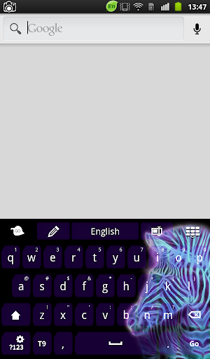 【免費個人化App】Zebra Neon Keyboard-APP點子