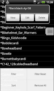 Knitting Patterns Database - screenshot thumbnail
