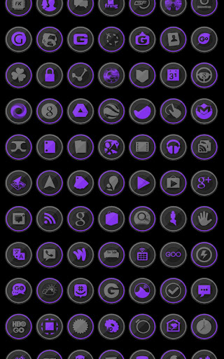 【免費個人化App】Pop Purple - Icon Pack-APP點子