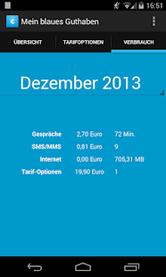 Mein blaues Guthaben Screen 3