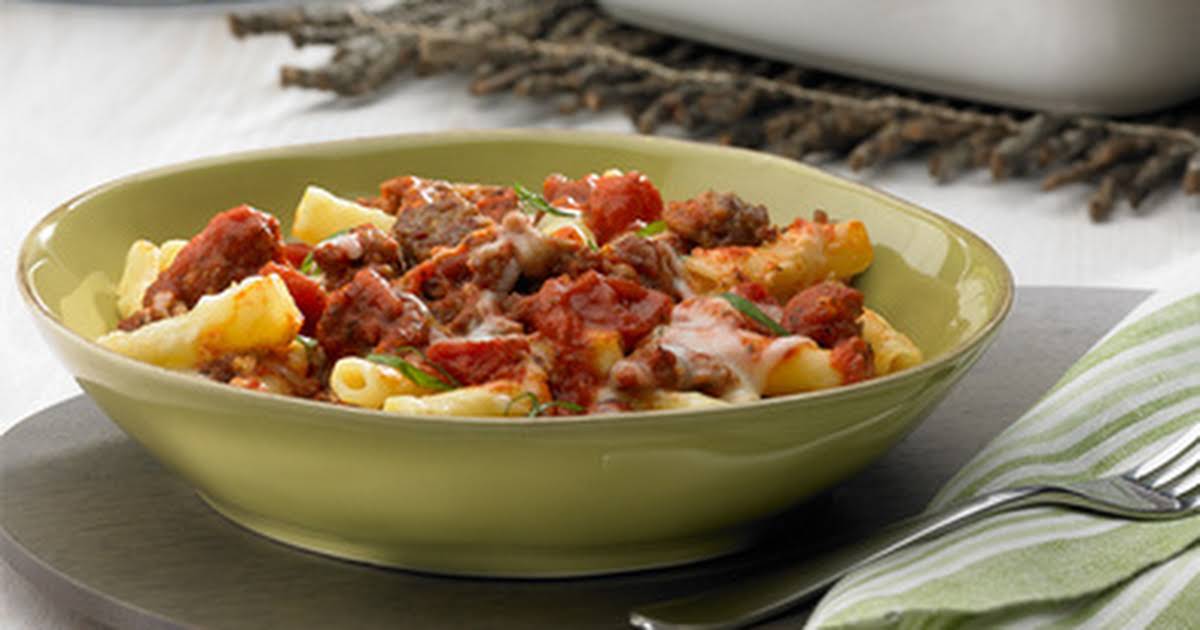 10 Best Baked Ziti with Sausage without Ricotta Recipes Yummly