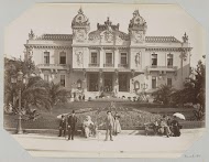 Gezicht op het Monte Carlo Casino te Monaco