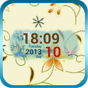 Autumn Digital Clock Widget icon