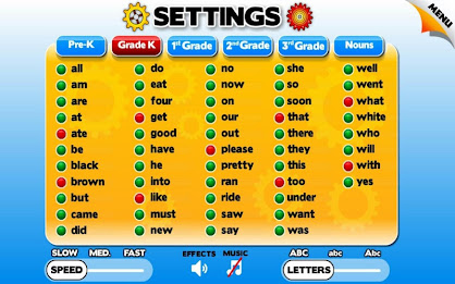 Sight Words Learning Games & F poster 23