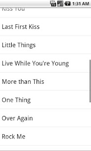 One Direction Fan Lyrics