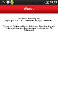 Telkomsel Roaming Screenshots 1