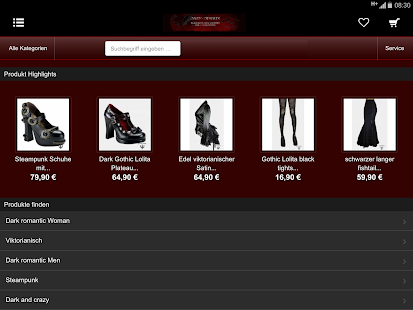 Dark-Desires Onlineshop Screenshots 1