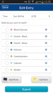 Diabetes UK Tracker Screenshots 1