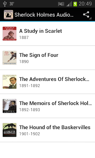 Sherlock Holmes Audio books