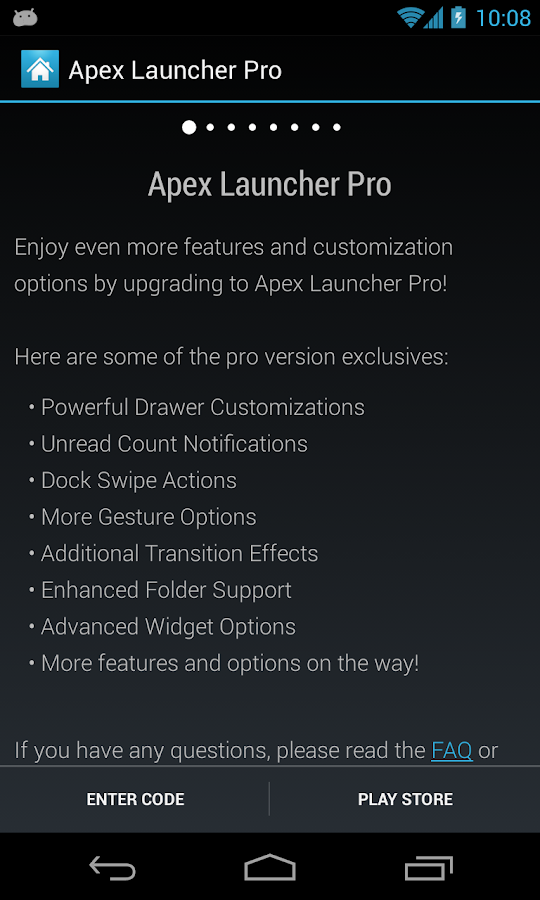 Apex Launcher Android