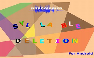 Syllable Deletion APK Cartaz #1