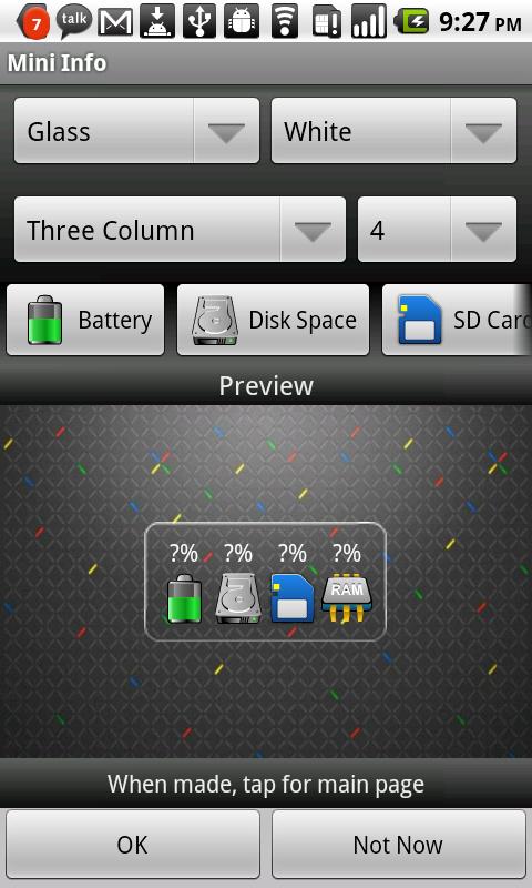 Mini Info Android