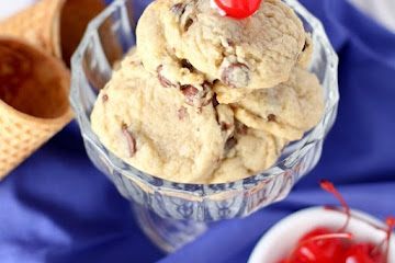 Ice Cream Chocolate Chip Cookies