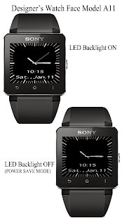 Android application A11 WatchFace for SmartWatch2 screenshot