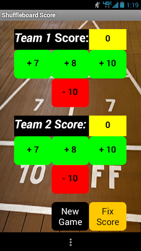 Shuffleboard Score