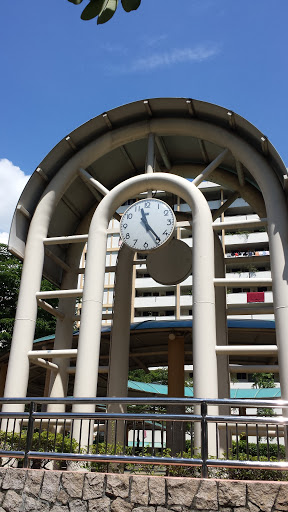 Residential Clock Arch