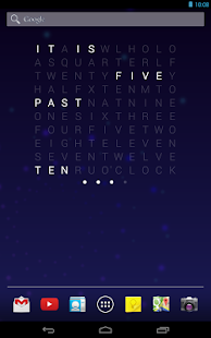 Holo Text Clock v2.1 APK