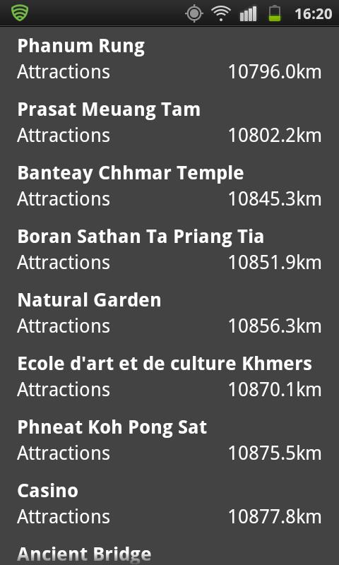 Cambodia Offline mappa Map Screen 3